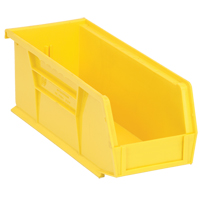 Bacs ultra empilable & suspendable, 4-1/8" la, 4" h x 10-7/8" p, Jaune Nia-Chem Ltd.