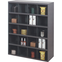 Armoires pour bacs de rangement, Acier, 20 tiroirs, 33-3/4" x 12" x 42", Gris Nia-Chem Ltd.