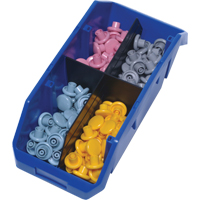 Boîtes &agrave; ramassage rapide "Quick Pick", 5" x 6,625" x 12-1/2", Bleu Nia-Chem Ltd.