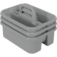BOITE RANGEMENT,OUTILS,18 1/4X13 3/4X8 3/4,GRIS, 8-3/4" x 13-3/8" x 13-3/8", Gris Nia-Chem Ltd.