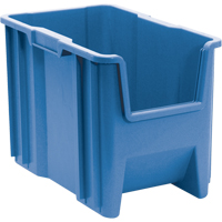 Giant Stacking Containers, 10.875" W x 17.5" D x 12.5" H, Blue Nia-Chem Ltd.