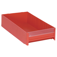 Cabinet Drawer, 5-5/8" W x 11" D x 2-1/2" H, Red Nia-Chem Ltd.