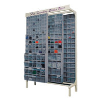 Syst&egrave;me de stockage &agrave; glissi&egrave;re &agrave; bacs basculants autonome, 48" la x 18" p x 77" h, 364 tiroirs Nia-Chem Ltd.