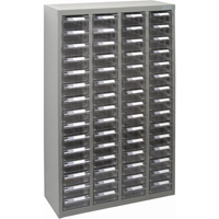 Casiers pour pi&egrave;ces KPC-700, Acier galvanis&eacute;, 60 tiroirs, 23-1/10" x 8-7/10" x 36-9/10", Gris Nia-Chem Ltd.