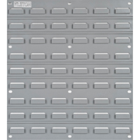 Metal Louvered Panel Bin Support Rack, 16 Bins, 18" W x 1/8" D x 19" H Nia-Chem Ltd.