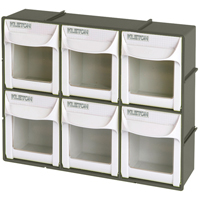 Heavy-Duty Tilt Bin, 11-3/4" W x 3-1/2" D x 9-3/4" H, 6 Drawers Nia-Chem Ltd.