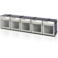 Heavy-Duty Tilt Bin, 23-1/2" W x 4" D x 5-7/8" H, 5 Drawers Nia-Chem Ltd.