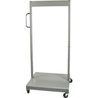 Mobile Tilt Bin Rack - Cart Only, Double-sided, 26-1/4" W x 22" D x 57-1/2" H Nia-Chem Ltd.