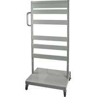 Mobile Tilt Bin Rack - Cart Only, Double-sided, 26-1/4" W x 22" D x 57-1/2" H Nia-Chem Ltd.