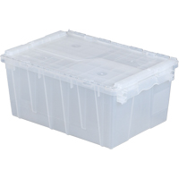 Flipak&reg; Polypropylene Plastic (PP) Distribution Containers, 21.8" x 15.2" x 9.3", Clear Nia-Chem Ltd.