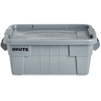 Bac de stockage Brute avec couvercle, 27,88” p x 16,5” la x 10,7" h, Capacit&eacute; 112 lb, Gris Nia-Chem Ltd.