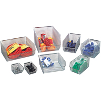 Bacs en fil m&eacute;tallique empilables et suspendables Nia-Chem Ltd.