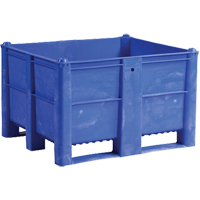 Conteneur pour palettes, 40"/47,25" p x 48"/39,4" la x 29"/29,1" h, Capacit&eacute; 1543 lb/2650 lb, Bleu Nia-Chem Ltd.