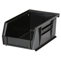 Stack & Hang Bin, 4-1/8" W x 3" H x 7-3/8" D, Black Nia-Chem Ltd.