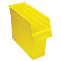 Store-Max Shelf Bins, 4-3/8" W x 8" H x 11-5/8" D, Yellow, 44 lbs. Capacity Nia-Chem Ltd.