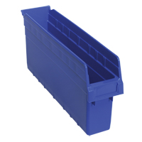 Bacs pour &eacute;tag&egrave;re Store-Max, 4-3/8" la x 8" H x 17-7/8" p, Bleu, Capacit&eacute; 56 lb Nia-Chem Ltd.
