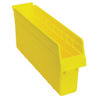 Store-Max Shelf Bins, 4-3/8" W x 8" H x 17-7/8" D, Yellow, 56 lbs. Capacity Nia-Chem Ltd.