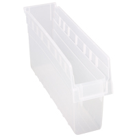 Bacs pour &eacute;tag&egrave;re Store-Max, 4-3/8" la x 8" H x 17-7/8" p, Transparent, Capacit&eacute; 56 lb Nia-Chem Ltd.