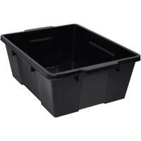 Plastic Latch Container, 15.875" W x 21" D x 7.75" H, Black Nia-Chem Ltd.