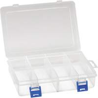 Boîte &agrave; compartiments en plastique, 5,5" la x 7,75" p x 1,75" h, 8 compartiments Nia-Chem Ltd.