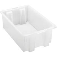 Contenant robuste Stack & Nest, 6" x 11" x 18", Transparent Nia-Chem Ltd.