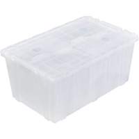 FP243C FliPak Nestable Tote, 26.9" x 16.9" x 12.1", Clear Nia-Chem Ltd.