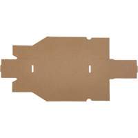 Boîtes profondes en carton ondul&eacute;, 3-3/4" la x 11-1/4" p x 4-1/2" h, Beige Nia-Chem Ltd.