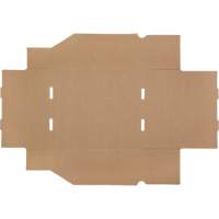 Boîtes profondes en carton ondul&eacute;, 9-3/4" la x 11-1/4" p x 4-1/2" h, Beige Nia-Chem Ltd.