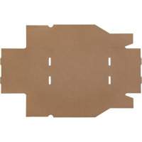 Boîtes profondes en carton ondul&eacute;, 8-3/4" la x 11-1/4" p x 4-1/2" h, Beige Nia-Chem Ltd.