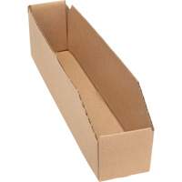 Boîtes profondes en carton ondul&eacute;, 1-7/8" la x 17-1/8" p x 4-1/2" h, Beige Nia-Chem Ltd.