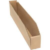 Boîtes profondes en carton ondul&eacute;, 2-7/8" la x 17-1/4" p x 4-1/2" h, Beige Nia-Chem Ltd.