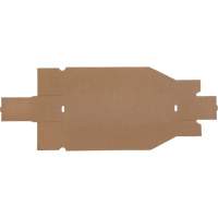 Boîtes profondes en carton ondul&eacute;, 3-3/4" la x 17-1/4" p x 4-1/2" h, Beige Nia-Chem Ltd.