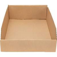 Boîtes profondes en carton ondul&eacute;, 11-3/4" la x 17-1/4" p x 4-1/2" h, Beige Nia-Chem Ltd.