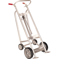 Diables pour baril avec frein manuel, Fabriqu&eacute; en Aluminium, 25 - 55 gal. US (20 - 45 gal. imp.) Nia-Chem Ltd.