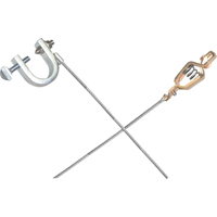Light-Duty Bonding & Grounding Wire Assemblies - Alligator Clip & Small C-Clamps Nia-Chem Ltd.