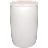 Polyethylene Drums, 55 US gal (45 imp. gal.), Closed Top, Natural DC531 | Nia-Chem Ltd.