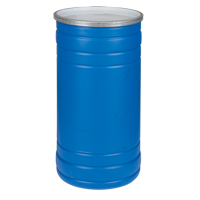Polyethylene Drums, 15.5 US gal (12.91 imp. Gal.), Open Top, Blue DC538 | Nia-Chem Ltd.