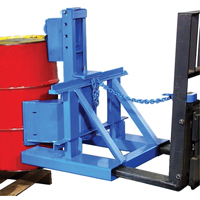 Manipulateur de barils MORSPEED 1500 pour chariot &eacute;l&eacute;vateur, Pour 55 gal. US (45 gal. imp.) Nia-Chem Ltd.