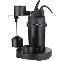Thermoplastic Submersible Sump Pump, 2560 GPH, 115 V, 4.6 A, 1/3 HP Nia-Chem Ltd.