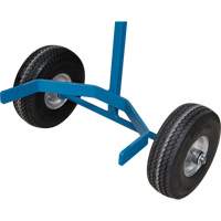 Cylinder Cart, Flat-Free Wheels, 15-1/2" W x 14-1/4" L Base, 600 lbs. Nia-Chem Ltd.