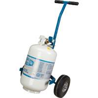 Cylinder Cart, Flat-Free Wheels, 15-1/2" W x 14-1/4" L Base, 600 lbs. Nia-Chem Ltd.