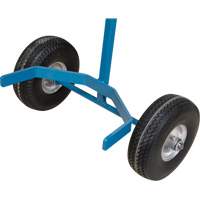 Cylinder Cart, Flat-Free Wheels, 15-1/2" W x 14-1/4" L Base, 600 lbs. Nia-Chem Ltd.