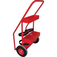 Hot Works Fire Prevention Cart, Semi-Pneumatic Wheels, 17.75" W x 8.9" L Base, 100 lbs. Nia-Chem Ltd.
