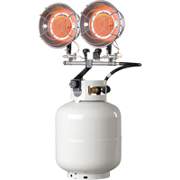 Double Tank-Top Heater, Radiant Heat, Propane, 30000 BTU/H EA292 | Nia-Chem Ltd.