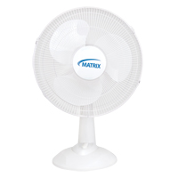 Ventilateur oscillant &agrave; boutons-poussoirs pour bureau, Diam&egrave;tre 16", 3 vitesses Nia-Chem Ltd.