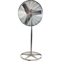 Stainless Steel Food Service Washdown Air Circulating Fans, Industrial, 1 Speed, 20" Diameter Nia-Chem Ltd.