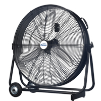 Light Industrial Direct-Drive Slim Drum Fan, Industrial, 3 Speed, 24" Diameter Nia-Chem Ltd.
