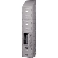 Locker, 15" x 15" x 31", Grey, Assembled FC691 | Nia-Chem Ltd.