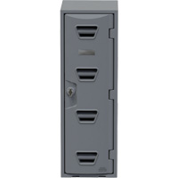 Locker, 12" x 15" x 47", Grey, Assembled FH729 | Nia-Chem Ltd.