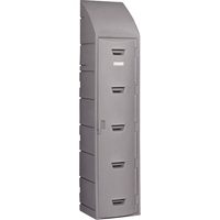 Locker, 15" x 18" x 73", Grey, Assembled FC695 | Nia-Chem Ltd.